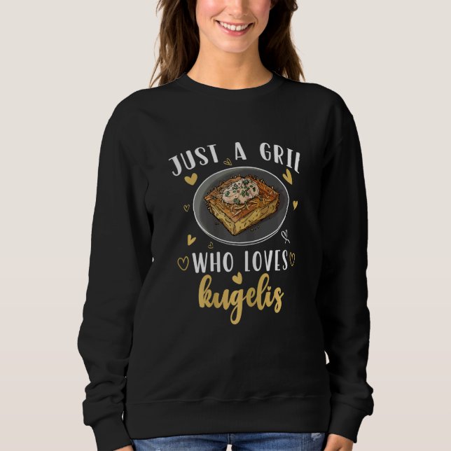 Camiseta Womens Just a girl who loves Kugelis  Lithuanian D (Frente)