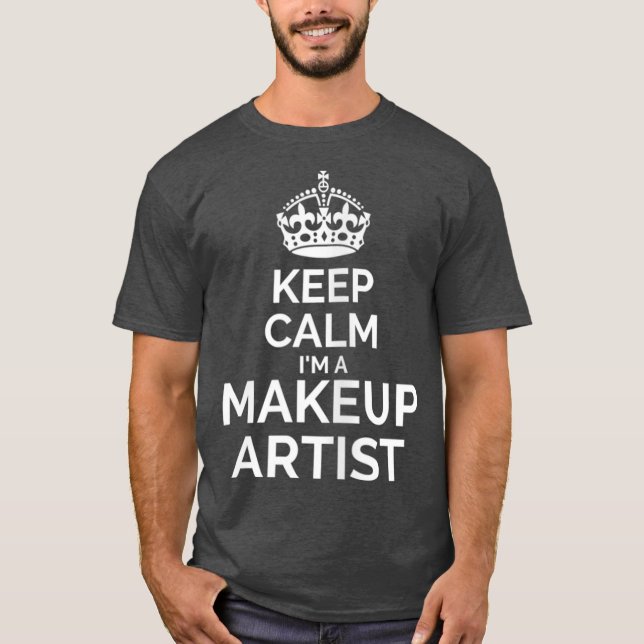 Camiseta Womens Keep calm Im a makeup artist (Frente)