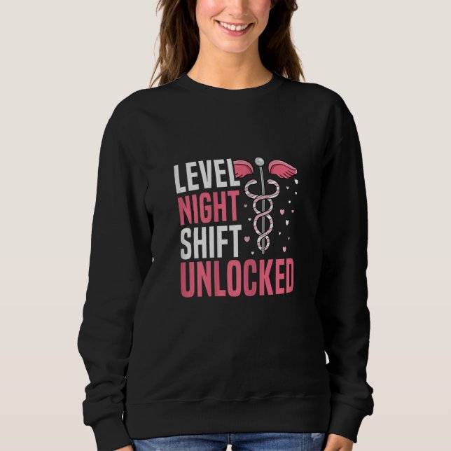 Camiseta Womens Level Night Shift unlocked for a Night Shif (Frente)