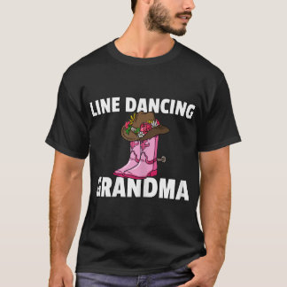 Camiseta Womens Line Dance Avó Gift Country Music Danci