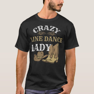 Camiseta Womens Line Dance Lady Western Country Music Line
