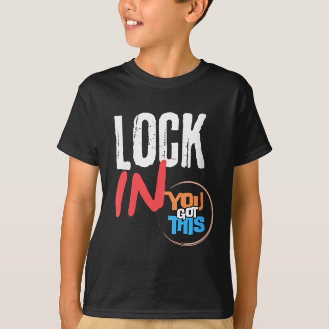 Camiseta Womens Lock In You Got This Teacher Testing Motiva (Frente)