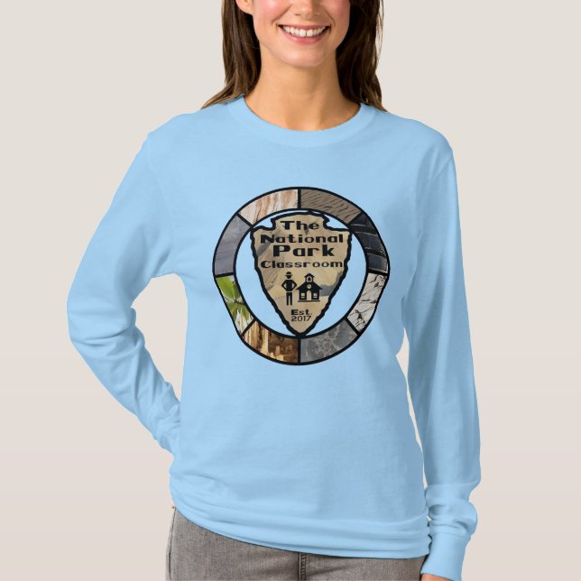 Camiseta Women's Long-sleeve National Park Classroom (Frente)