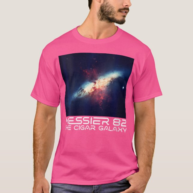Camiseta Womens M82 Cigar Galaxy Messier Object 82 Space - (Frente)