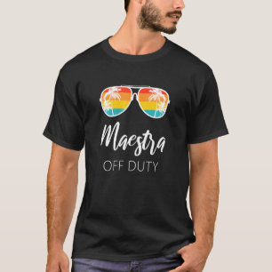 Camiseta Womens Maestra Off Duty Sunglass Espanha