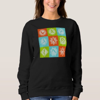 Camiseta Womens Mandala Blue Yoga  1