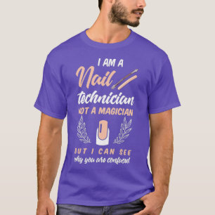 Camiseta Womens Manicurist Shirt Engraçada Cota Nail Tech