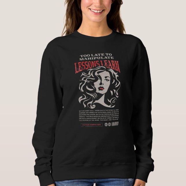CAMISETA WOMEN'S MANIPULATE LESSONS LEARN SWEATSHIRT  (Frente)