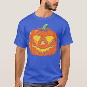 Camiseta Womens men Scary spooky Halloween pumpkin JackOLan