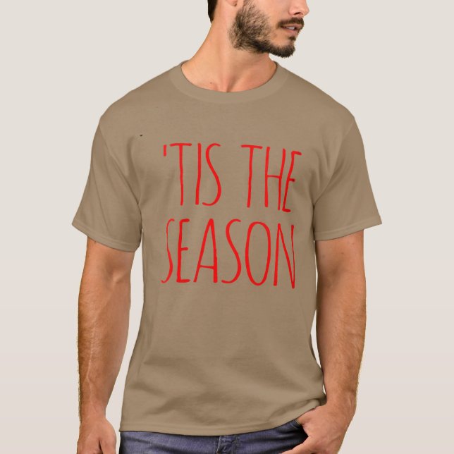 Camiseta Womens MERRY SEASON CHRISTMAS SAYING DECORATIONS L (Frente)