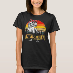 Camiseta Womens Mimisaurus Dinosaur T Rex Mother Day For