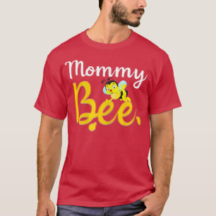 Camiseta Womens Mommy Bee Matching Family First Bee Day Out