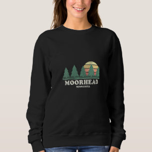 Camiseta Womens Moorhead Mn Vintage Throwback Retro 70s