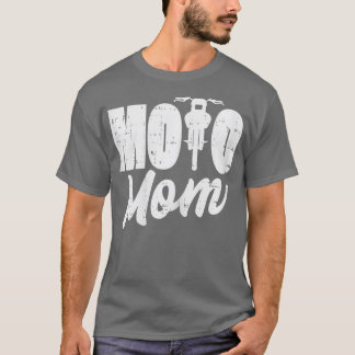 Camiseta Womens Moto Mom Motorcycle Motocross Dirt Bike