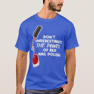 Camiseta Womens Nail Tech Cote para um Artista Nail