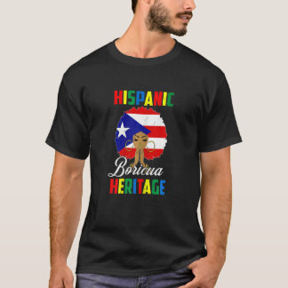 Camiseta Womens National Hispanic Heritage Month Puerto Ric