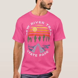 Camiseta Womens New River Trail State Park Virginia Camping