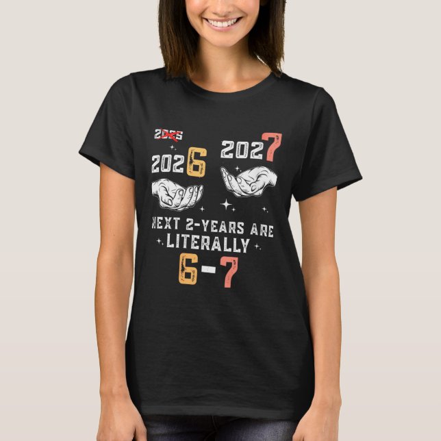 Camiseta Womens New Years Eve 67 Funny Boys Kids Party 6 7  (Frente)