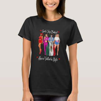 Camiseta Womens Nuevo Vallarta Girls Trip Latina Mexico Vac