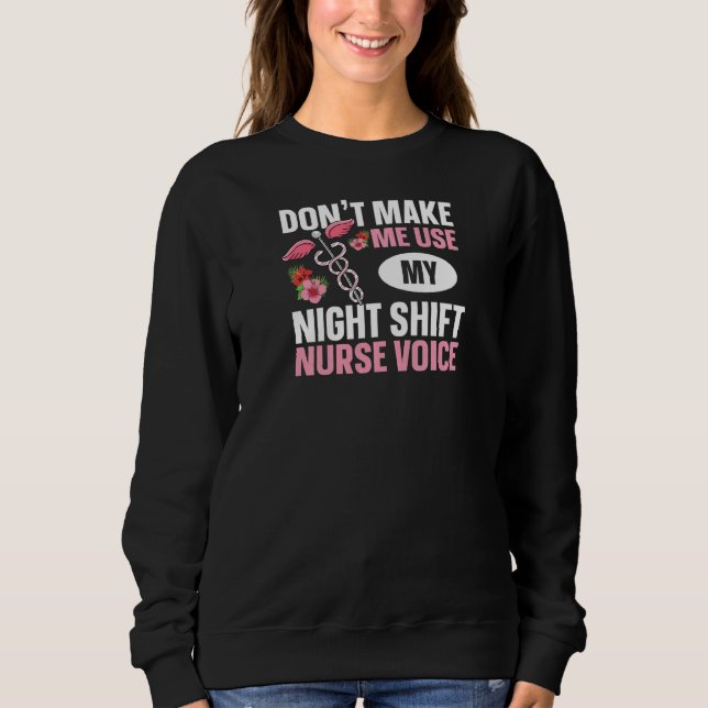 Camiseta Womens Nursing appreciation for a Night Shift Nurs (Frente)
