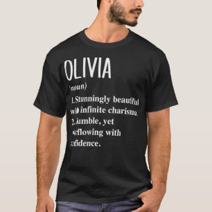 Camiseta Womens Olivia First Name Definição Personalizada G