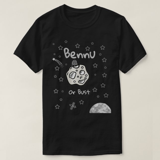 Camiseta Womens OSIRIS REX Spacecraft Aterrissagem em cápsu (Frente do Design)