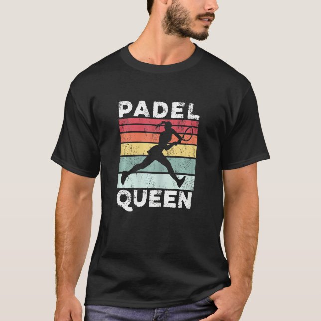 Camiseta Womens Padel Queen Tênis Sprayer (Frente)