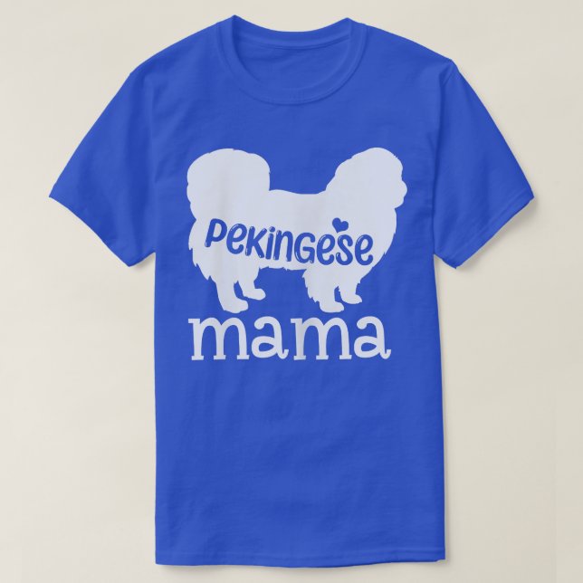 Camiseta Womens Pekingese Mama Gifts Cute Pekingese Dog Lov (Frente do Design)