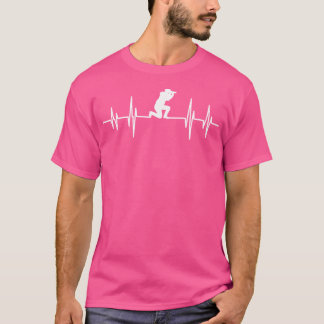 Camiseta Womens Photographer Heartbeat Ekg Pulse Image Phot