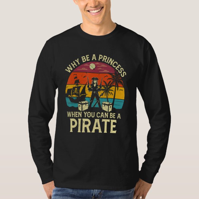 Camiseta Womens Pirate Freebooter Saying For A Of A Caribbe (Frente)