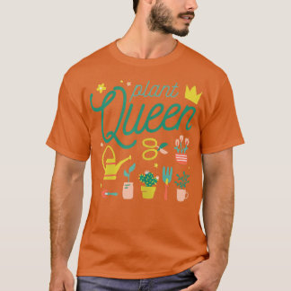 Camiseta Womens Plant Queen Farmer Gardening Garden Planter