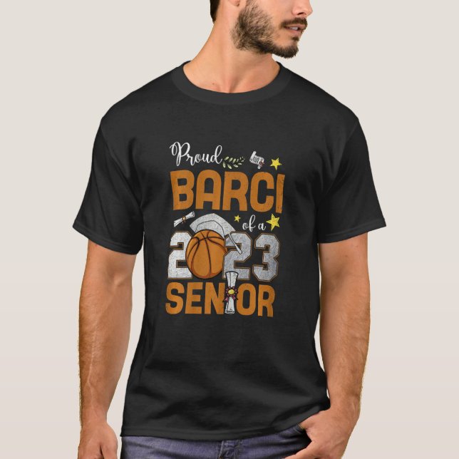 Camiseta Womens Proud Barci Of A 2023 Senior Basketball Gra (Frente)
