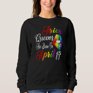 Camiseta Womens Rainbow Lábios Queens São Nasceres No 15 De