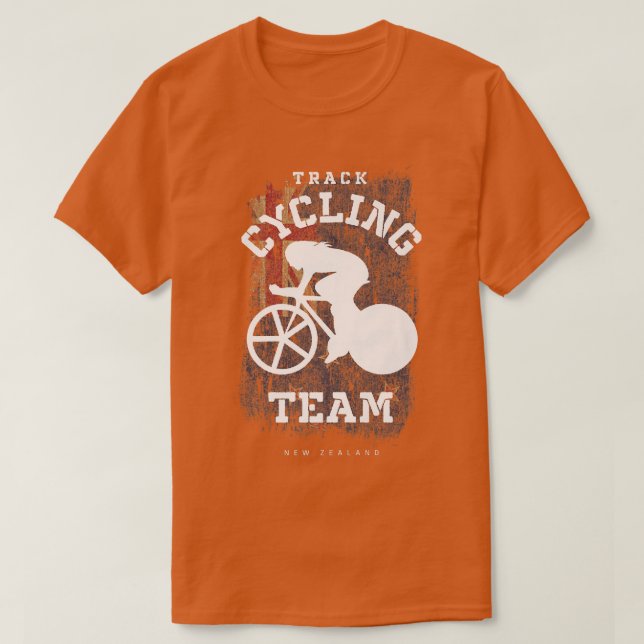 Camiseta Womens Rastreando Ciclismo em Bicicleta Rodoviária (Frente do Design)