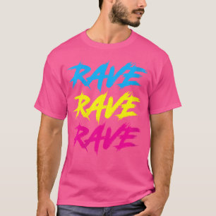Camiseta Womens Rave Raver Vintage - Partido Edm