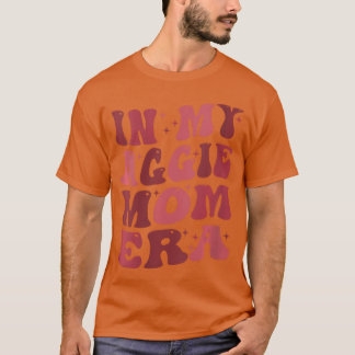 Camiseta Womens Retro In My Aggie Mom Era Mothers Day VNeck