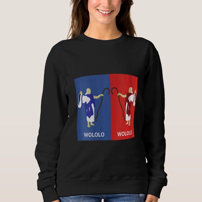 Camiseta Womens Retro Wololo Blue E Red (Frente)