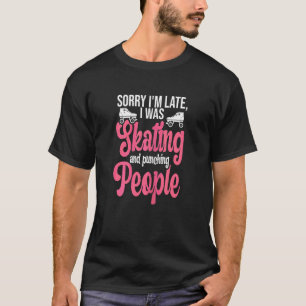 Camiseta Womens Roller Derby Cita Para Uma Rapariga Derby