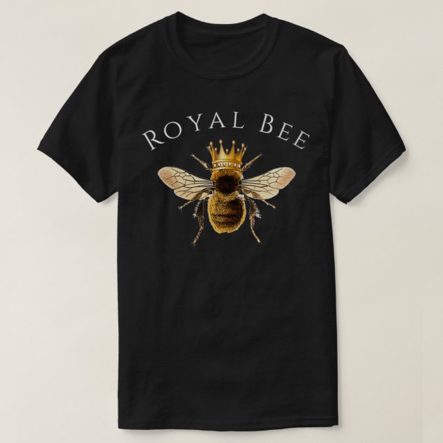 Camiseta Womens Royal Bee T Acessórios Queen Clothing Deco (Frente do Design)