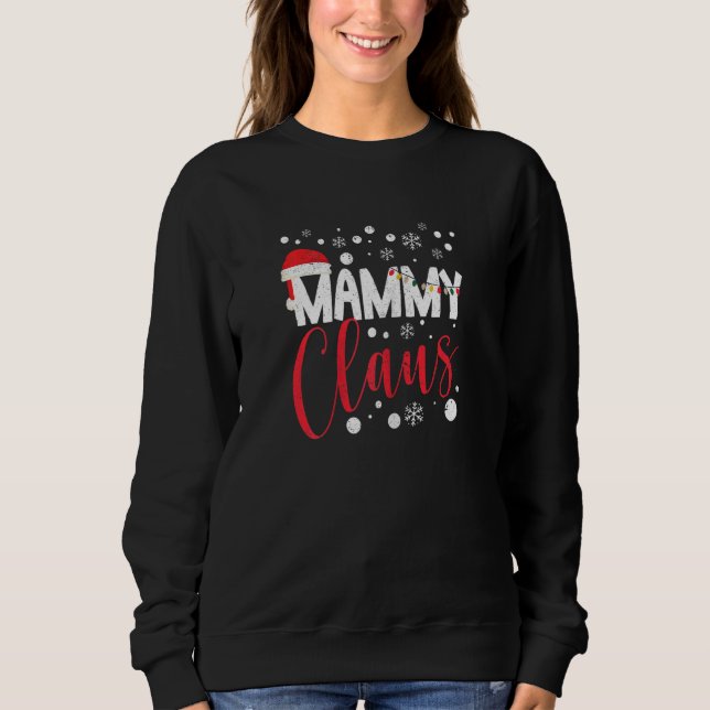 Camiseta Womens Santa  Christmas Pajamas Mom Xmas PJs Mum M (Frente)