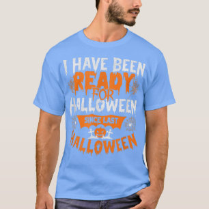 Camiseta Womens Scary Halloween design broom engraved pumpk