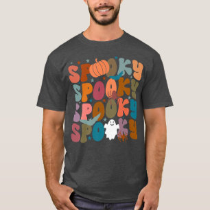 Camiseta Womens Scary spooky Halloween witches pumpkin wome