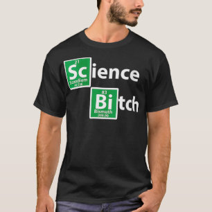 Camiseta Womens Science Engraçado Periódico Elemento Cientí