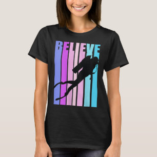 Camiseta Womens Scuba Diver Dive Deep Sea Div