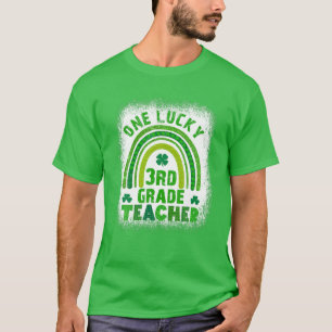 Camiseta Women's Shamrock One Lucky Teacher St Patricks Day