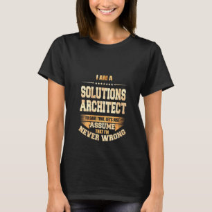 Camiseta Womens Solutions Architect para economizar tempo E