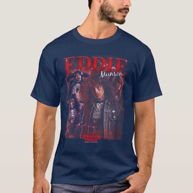 Camiseta Womens Strangerhings Eddie Boyfriend Officially Li (Frente)