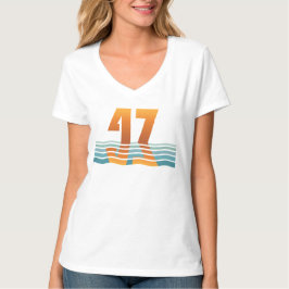 Camiseta Women's Sunset 47 V-Neck 2-Side V2