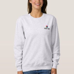 Camiseta Womens Sweatshirts Cinza Cinza Adicionar Imagem Te