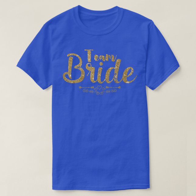 Camiseta Womens Team Bride Wedding  (Frente do Design)